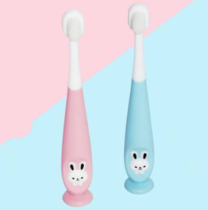 beeby BPA Free Baby Toothbrush Soft Bristles for Kids/Babies/Toddlers 18M+ Soft Toothbrush