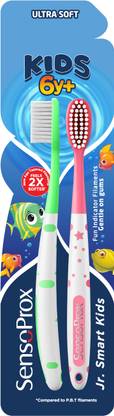 SENSOPROX Jr. Smart Kids Pack of 2 Ultra Soft Toothbrush