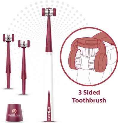 MyOrlCare MyOrl-Care Manual 3 Sided Ultra Soft Toothbrush Ultra Soft Toothbrush