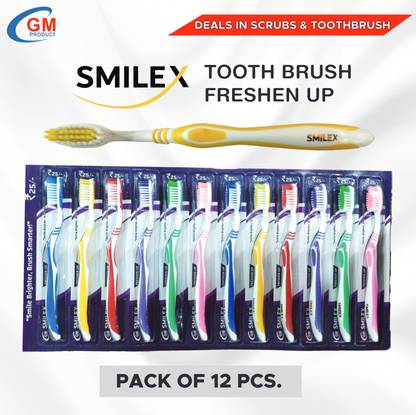SMILEX Freshen Up Soft Toothbrush | Whitening and Effective Cleaning | Extra Soft Toothbrush