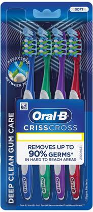 Oral-B Criss Cross Toothbrush Soft Toothbrush