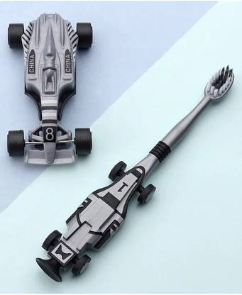 PSA Kid's Toothbrush With Car Extra Soft Toothbrush