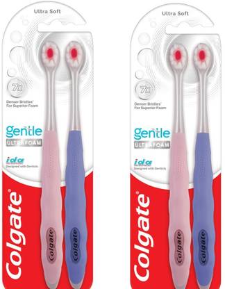 Colgate Gentle Ultra Foam - 4 Pcs Ultra Soft Toothbrush