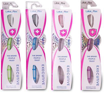 Mehak LOTUS BRUSH Flex with Soft Grade Bristles Toothbrush Ultra Soft Toothbrush
