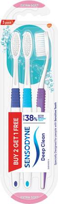 SENSODYNE Deep Clean with extra soft & microfine bristles Soft Toothbrush