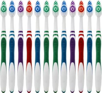 aquawhite Super Clean Bristles. Health & Personal Care Medium Toothbrush