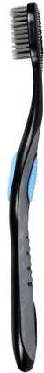 camcall Charcoal Toothbrush With Medium Soft Bristles | Antibacterial with Compact Brush Medium Toothbrush