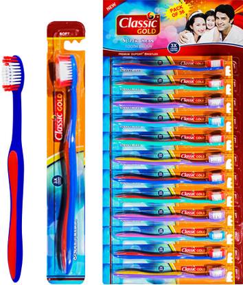 CLASSIC GOLD SUPER CLEAN Soft Toothbrush