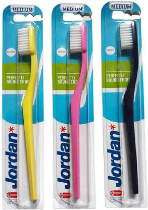 EESHA ETERNAL ETERNAL Jordan Manual Medium Bristle Toothbrush gentle to Teeth & Gums Medium Toothbrush