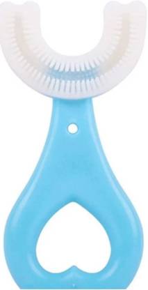 Go Local Boys - Kids Tooth Brush Silicon U shape 360 degree to clean the teeth germs Extra Soft Toothbrush
