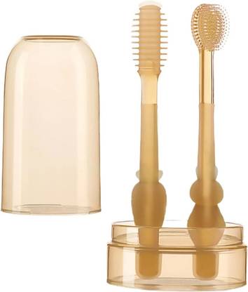 mapd BABY TOOTHBRUSH and TONGUE cleaner 2 SET Ultra Soft Toothbrush