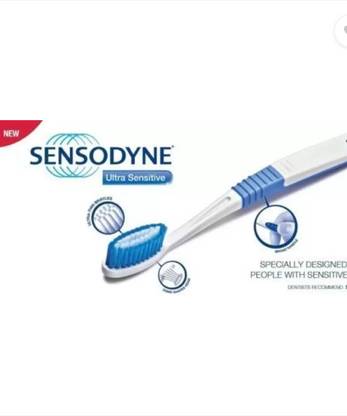SENSODYNE Sensitive toothbrush with Soft Bristles Soft Toothbrush