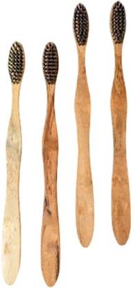 shubhamsheetal Wooden Neem Brush Soft Toothbrush