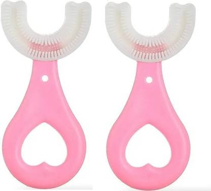 Daydreamer Professional Baby U Shape Brush Pack of 02 Soft Toothbrush
