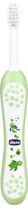 चिक्को टूथब्रश ग्रीन 6M-36 M अल्ट्रा सॉफ्ट टूथब्रश