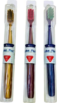 LOTUS FLEX Ultrasoft A-Series Toothbrush 97% Softer Than Your Regular One Extra Soft Toothbrush