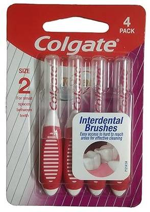 Colgate Interdental Brush Pack of 2X4=8 Soft Toothbrush