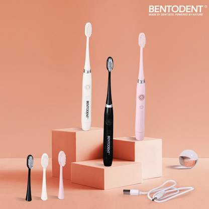 bentodent Advanced Rechargeable Electric toothbrush - Sonic Spark Extra Soft Toothbrush