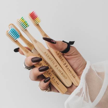 EternaMart Bamboo Truthbrush pak of 2 Soft Toothbrush
