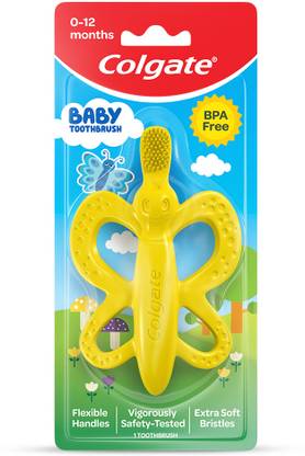 Colgate Baby Teether for 0-12 months - 1pc Extra Soft Toothbrush