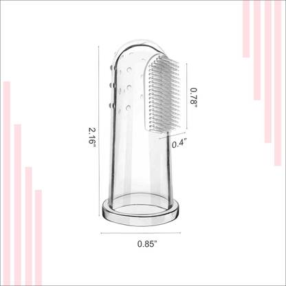 Apple Baby FINGER BRUSH WITH CARRY CASE Ultra Soft Toothbrush