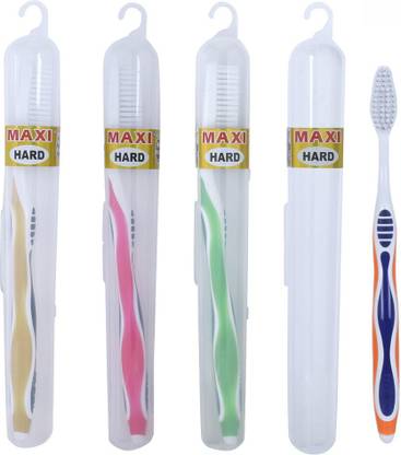Maxi Candy Travel Pack Hard Toothbrush