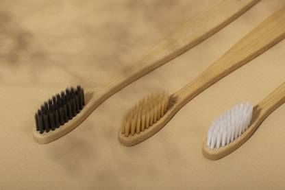 Jiyana bamboo tooth brush Medium Toothbrush