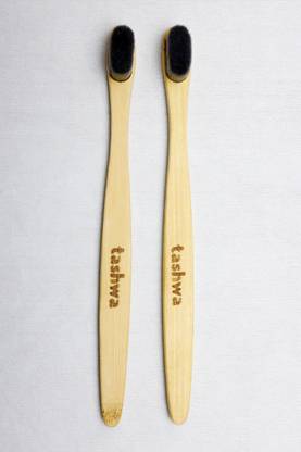 tashwa Nano Nabula Charcoal (bristles) Ultra Soft Toothbrush