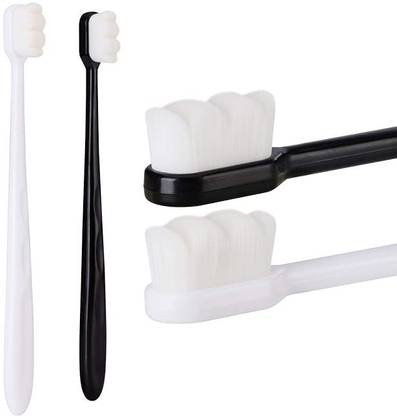 ZIVINI Extra Soft Manual Toothbrush For Smooth & Refreshing BrushingFor Sensitive Gums Ultra Soft Toothbrush