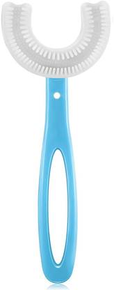 VIHA CRAT CREATION U Shaped Toothbrush for Kids Manual Whitening Toothbrush Extra Soft Toothbrush Extra Soft Toothbrush