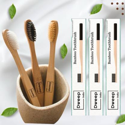 Dweep India Bamboo Soft Toothbrush
