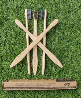 GREWIND Green Morning Bamboo Soft Toothbrush