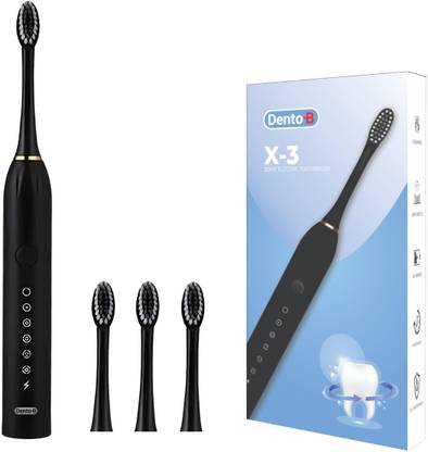 The Avalonic Store Avalonic X3 Sonic Electric Toothbrush (3 Extra Heads) Soft Toothbrush