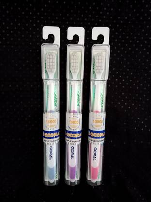 GOORAL GORAL SIMPLE SUNSHINE SEPARATE 10000 TOOTHBRUSH BRISTLES Ultra Soft Toothbrush