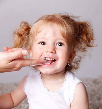 GYMSY Baby Finger Tooth Brush with Case ( Newborn Baby Toothbrush; Non-Toxic odorless Ultra Soft Toothbrush