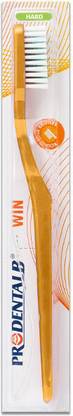 PRODENTALB Hard Bristles Toothbrush, BPA Free, Gentle on Teeth and Gums, Adult Toothbrushes Hard Toothbrush
