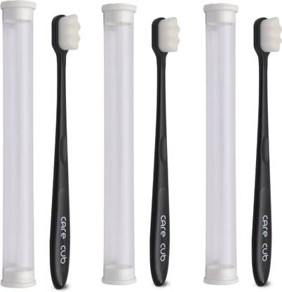 CARE CUB WB-BLACK ZIGZAG-03 Ultra Soft Toothbrush