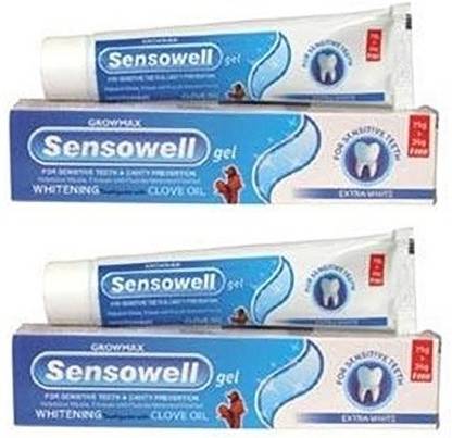 Growmax Sensowell For Sensetive Teeth & Cavity Prevantion Toothpaste(PACK OF 2)100gm Toothpaste