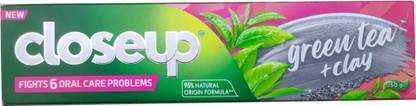 Closeup GREEN TEA+ CLAY TOOTHPASTE 150 g Toothpaste