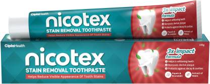 Nicotex Stain Removal & Teeth Whitening Toothpaste