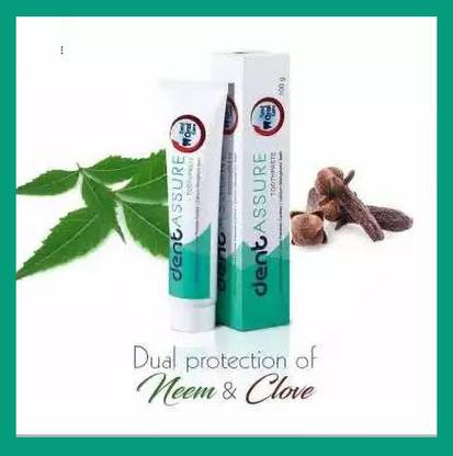 DENTASSURE Toothpaste neem fights germs, clove prevents cavities 1 Toothpaste