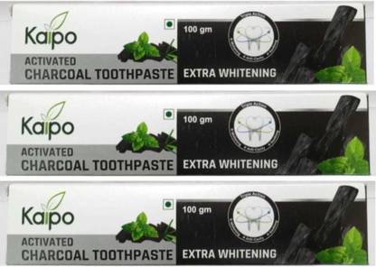 KAIPO Activated Charcoal Clean Black Gel Toothpaste