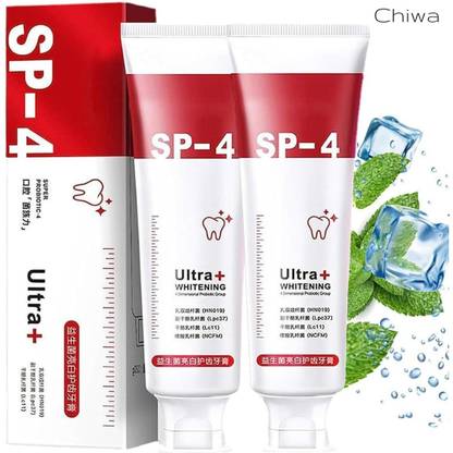 CHIWA SP4 Ultra White Toothpaste: Deep Whitening & Fresh Breath for Bright Smiles Toothpaste