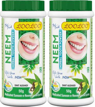 looloo Herbal Medicated Tooth Neem Powder |Tooth and Gum Powder