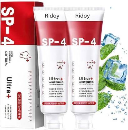 Ridoy SP4 Ultra Whitening Toothpaste: The Ultimate Smile Solution Toothpaste