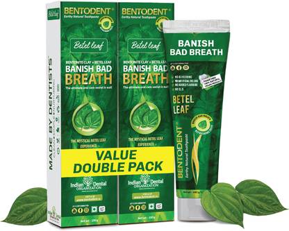 Bentodent Toothpaste Natural Toothpaste, Pack of 2