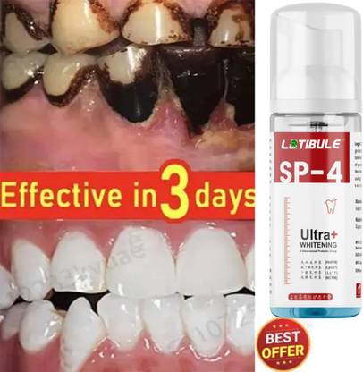 Latibule Ultra + Teeth Whitening Foam Strong Teeth Indias Calcium-boost Stronger Teeth Teeth Whitening Kit
