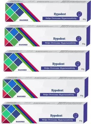 MAKMED NEW HYPERSENSITIVITY RELIEF PROVIDER HYPODENT (5*80G) Toothpaste