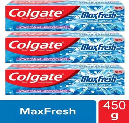 Colgate Blue maxfresh Instant Tajgi 150gx3^^ Toothpaste