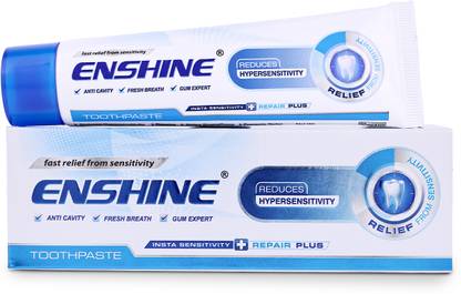 Enshine Instant Relief Sensitivity Toothpaste Natural Ingredients Comprehensive Care Toothpaste